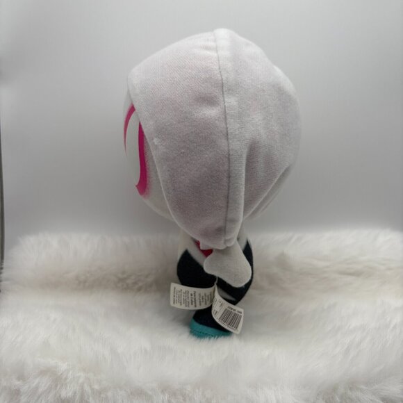 Marvel Ghost-Spider Gwen Stacy Spider-Woman Plush Stuffie 8in (SKU: 398TO) - Picture 4 of 10